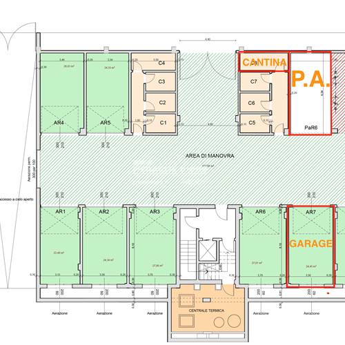 PLANIMETRIE GARAGE e POSTO AUTO