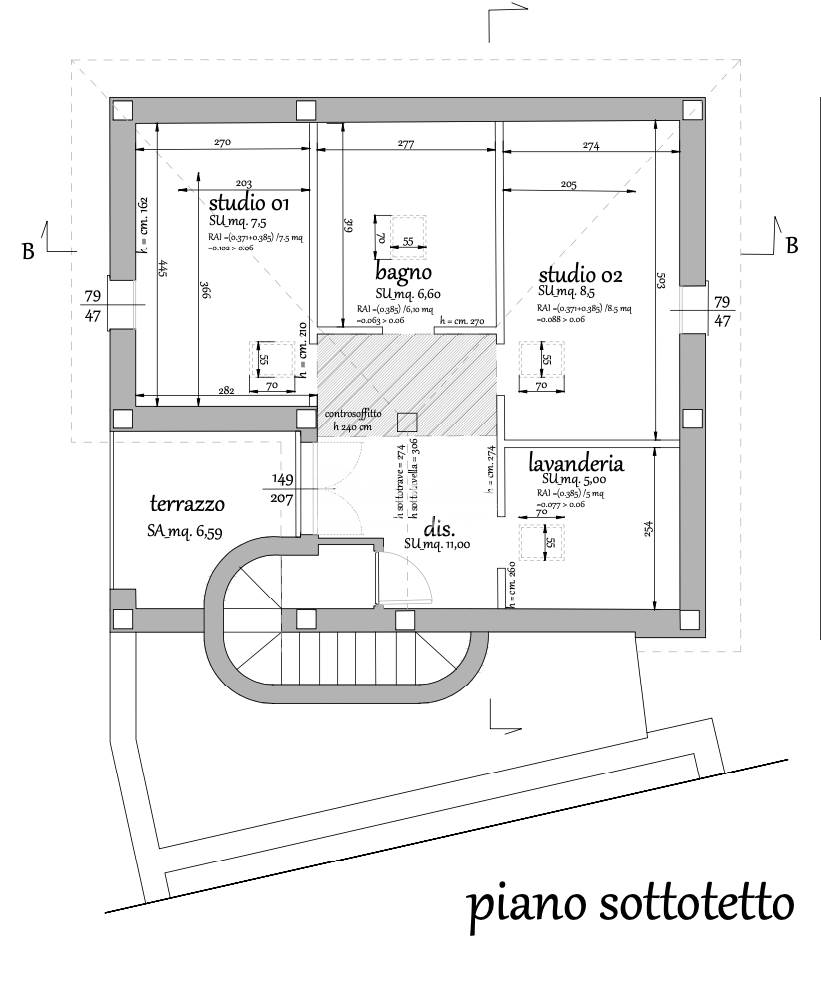 IPOTESI DI UTILIZZO DEL SOTTOTETTO