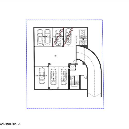 PLAN. PIANO INTERRATO