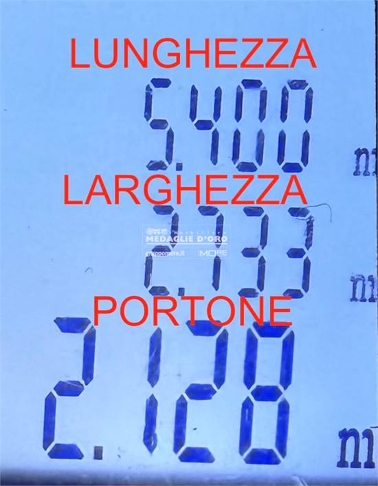 MISURE EVENTUALE GARAGE 