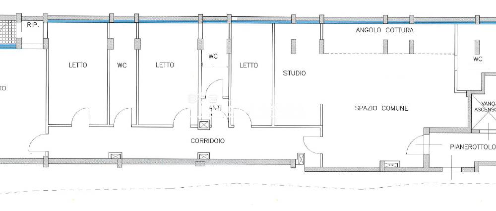 PLANIMETRIA DI PROGETTO AD ABITAZIONE