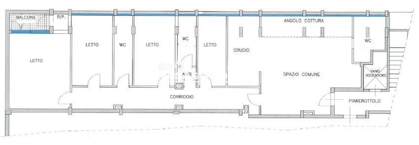 PLANIMETRIA DI PROGETTO AD ABITAZIONE