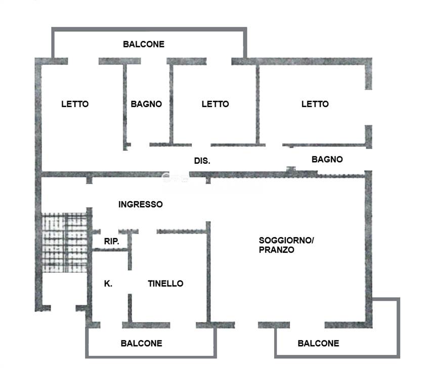 PLANIMETRIA APPARTAMENTO