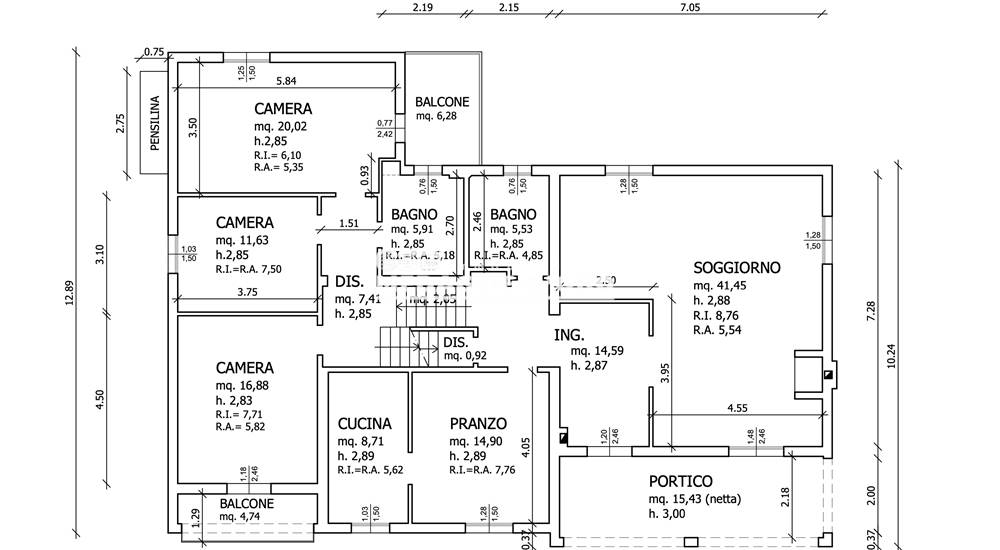 PIANO PRIMO E SECONDO ABITAZIONE